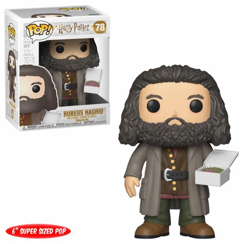 Harry Potter Super Sized POP! Movies Vinyl Figur Hagrid with Cake 14 cm Harry Potter Super Sized POP! Movies Vinyl Figur Hagrid with Cake 14 cm
