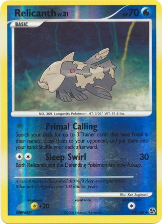Relicanth - 51/106 - Reverse Holo - EN