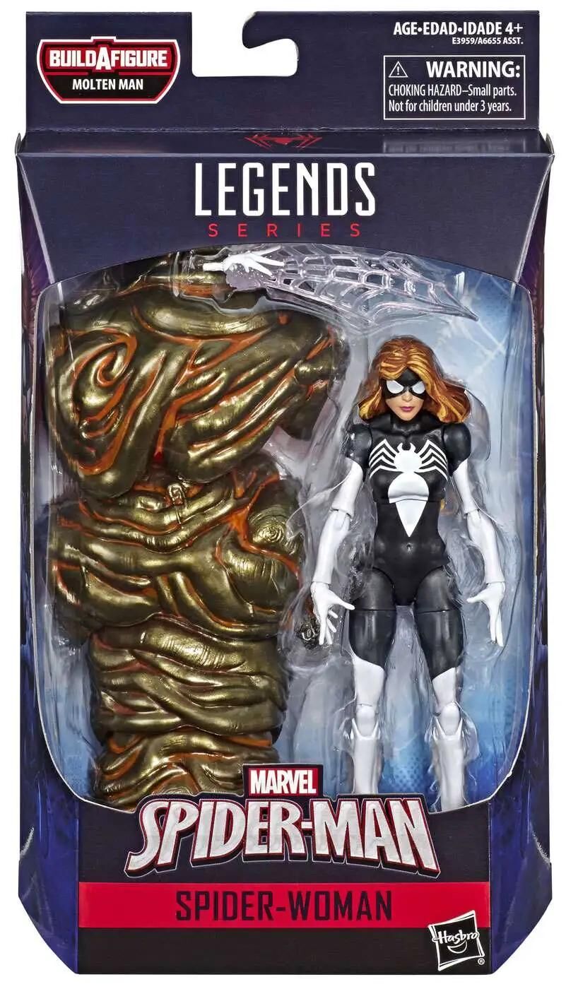 Spider-Man Marvel Legends Molten Man Spider-Woman Action Figure [Julia Carpenter]