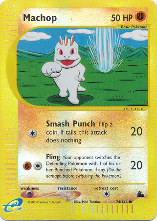Machop - 74/144 - Reverse Holo - EN