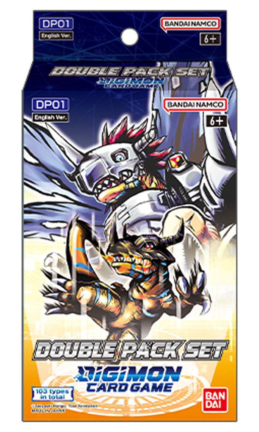 Digimon Card Double Pack Set DP01 - Digimon Card Game - EN Digimon Card Double Pack Set DP01 - Digimon Card Game - EN