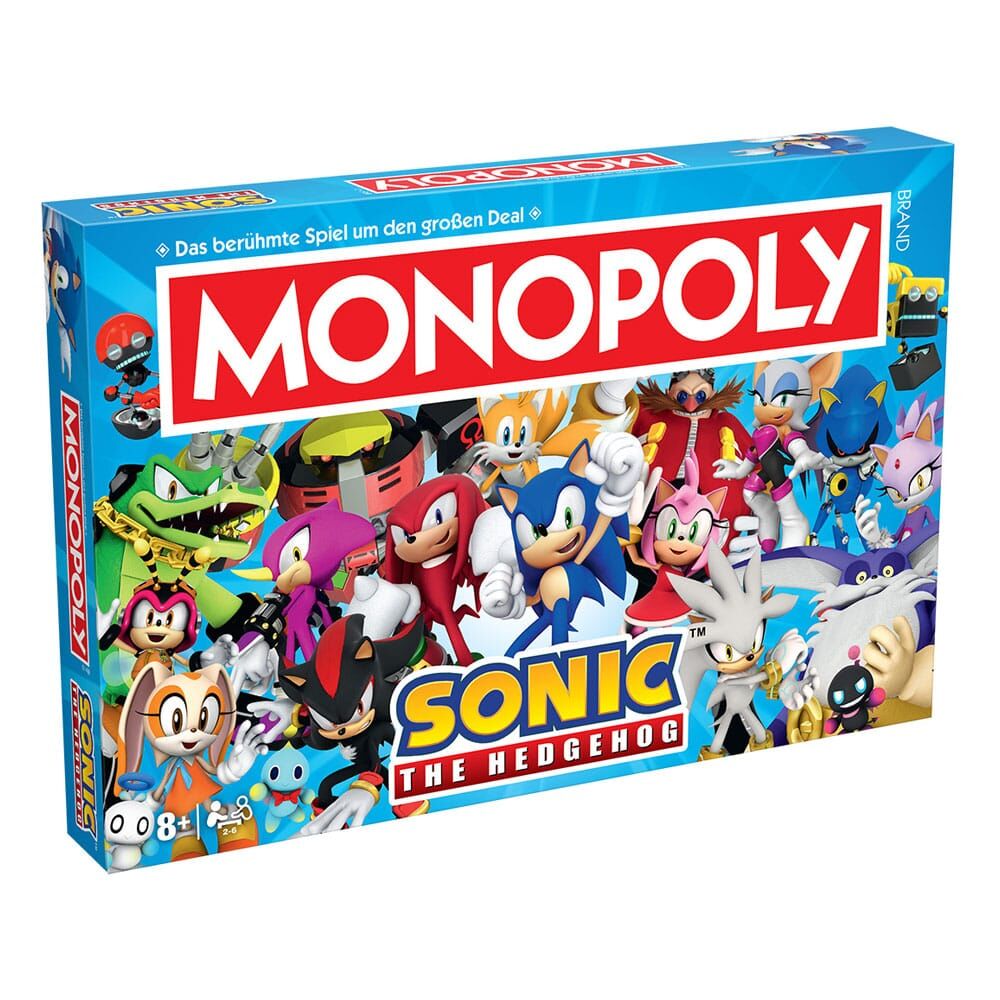 Monopoly Brettspiel Sonic The Hedgehog - DE Monopoly Brettspiel Sonic The Hedgehog - DE