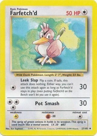 Farfetch’d - 27/102 - Unlimited - EN