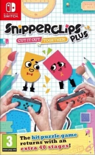 Snipperclips Plus: Cut it our, together! - NEW Sealed - Nintendo Switch - EN Snipperclips Plus: Cut it our, together! - NEW Sealed - Nintendo Switch - EN