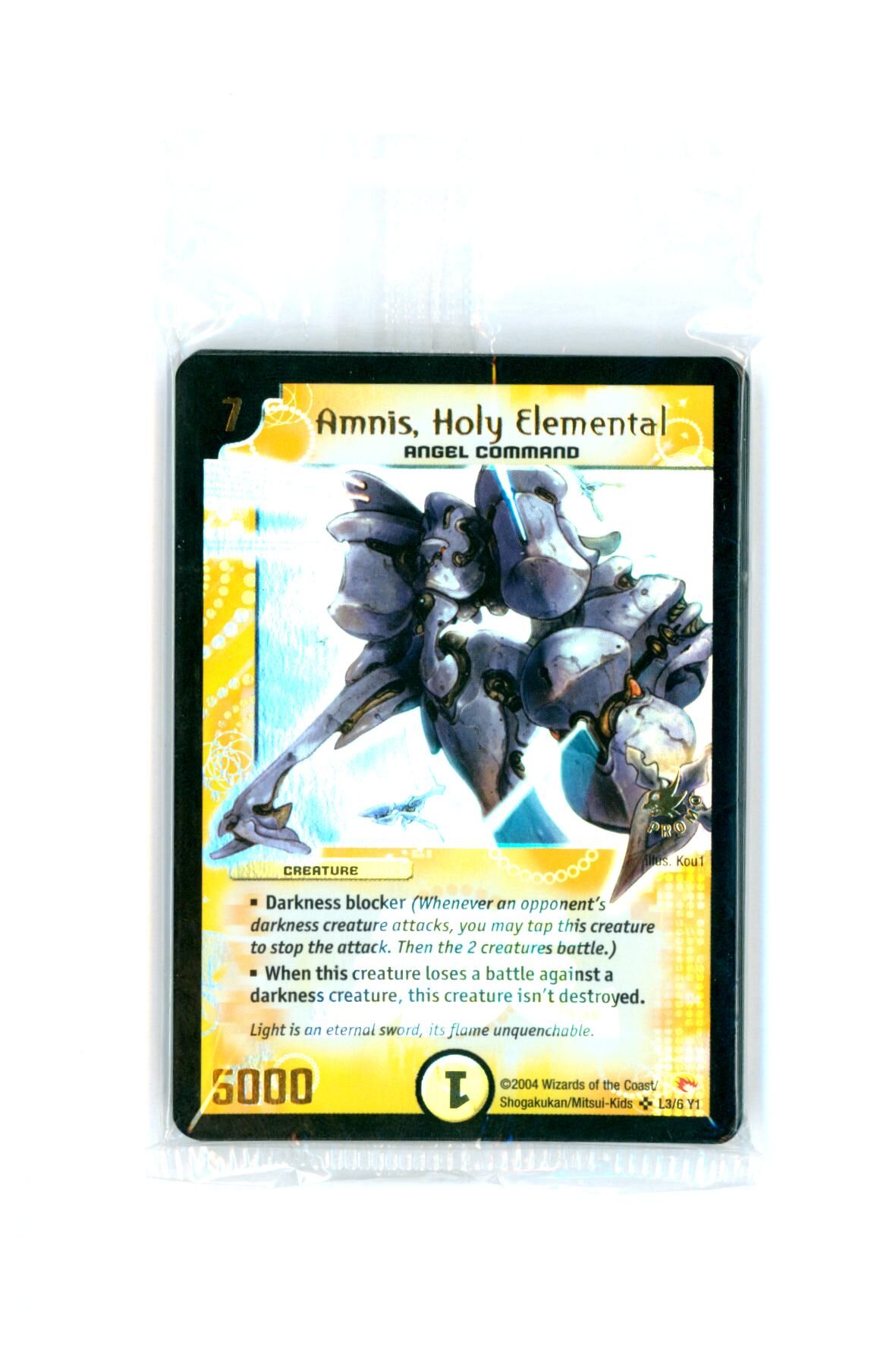 Amnis, holy Elemental Duel Masters TCG Booster Pack