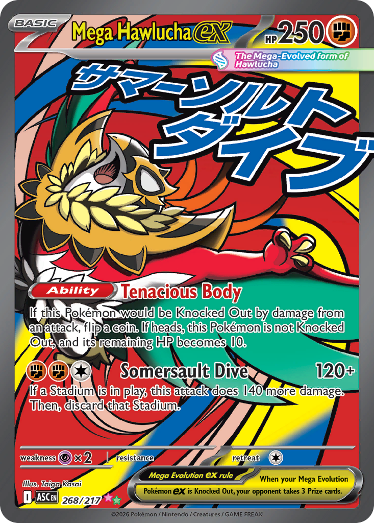 Mega Hawlucha ex - 268/217 - EN