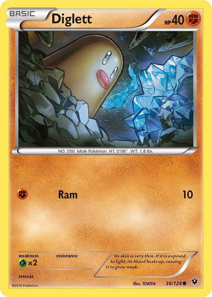 Diglett - 36/124 - EN Diglett - 36/124 - EN