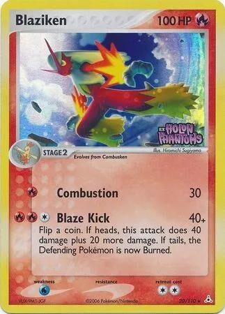 Blaziken - 20/110 - Reverse Holo - EN Blaziken - 20/110 - Reverse Holo - EN