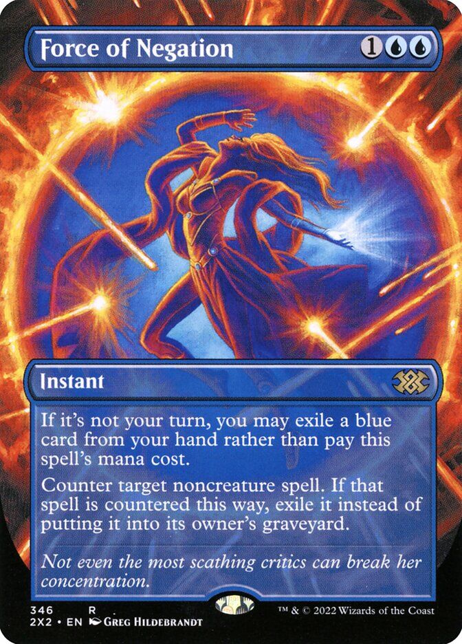 Force of Negation - 2X2 346 - Foil - EN - NM