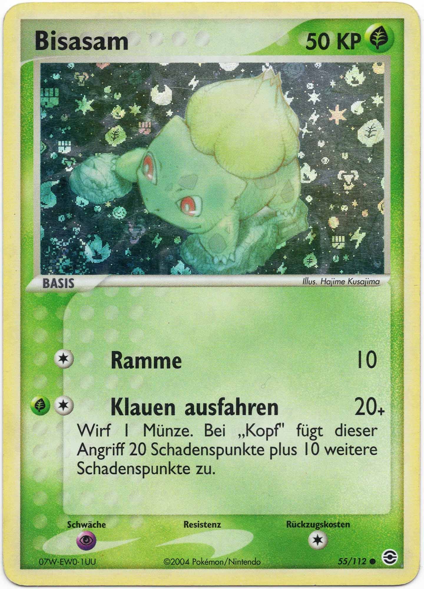 bisasam-55-112-poke-mon-tcg-lightly-played Bisasam - 55/112 - Pokémon TCG (Lightly Played)