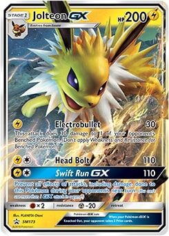 jolteon-gx-sm173-pok-mon-xxl-tcg Jolteon GX SM173 - Pokémon XXL TCG