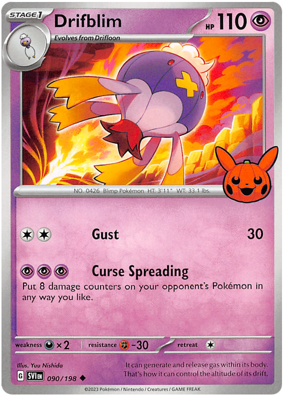 Drifblim - SVI 90 - Trick or Trade 2023 Stamp - EN