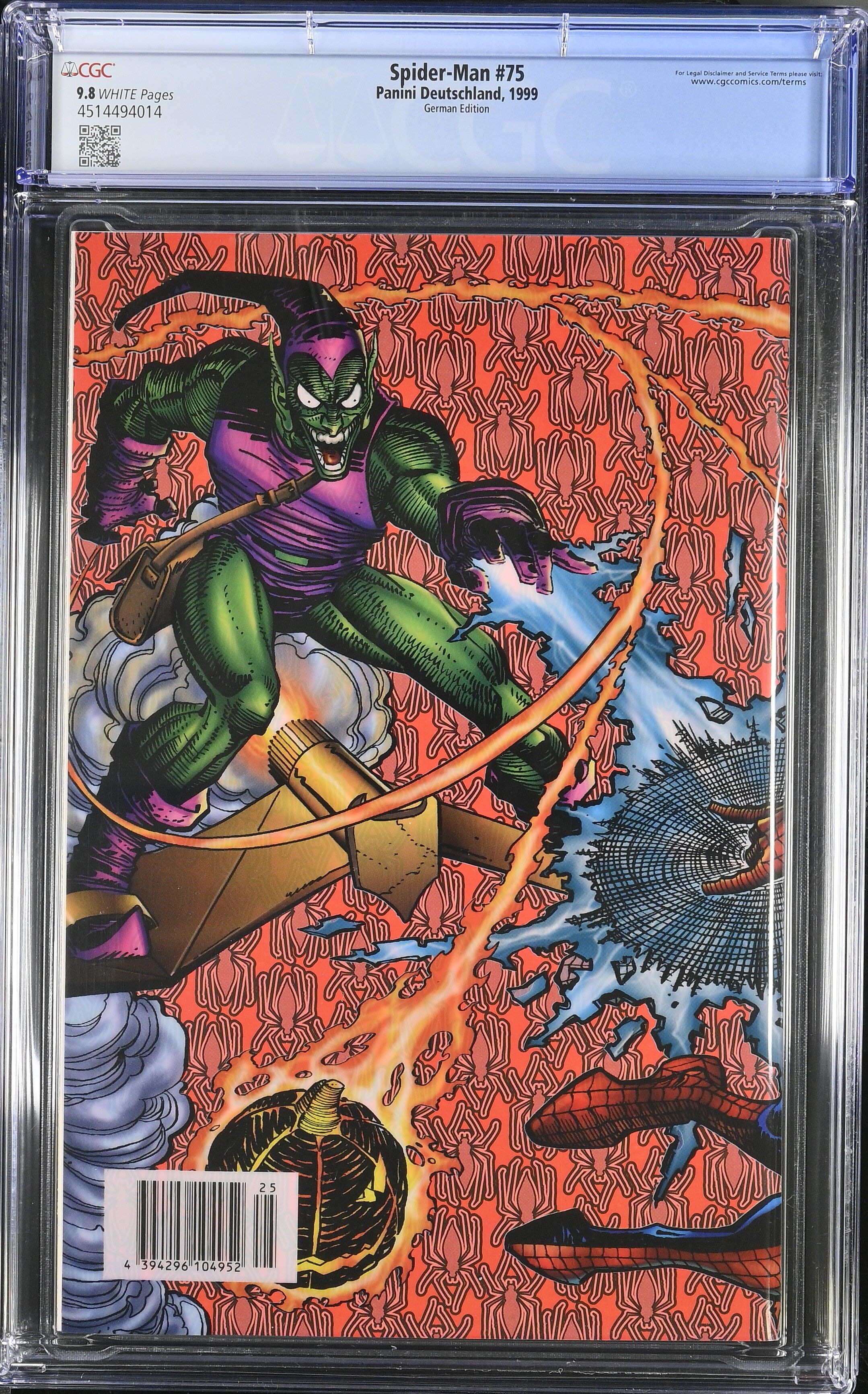 Spider-Man #75 CGC 9.8 Spider-Man #25 deutsch Top Pop!