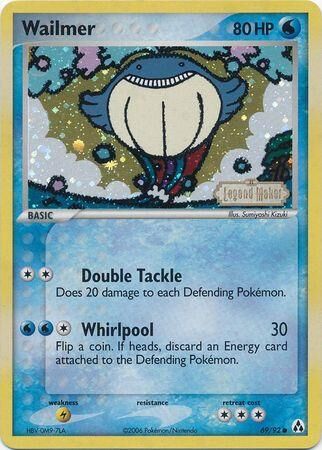 Wailmer - 69/92 - Reverse Holo - EN Wailmer - 69/92 - Reverse Holo - EN