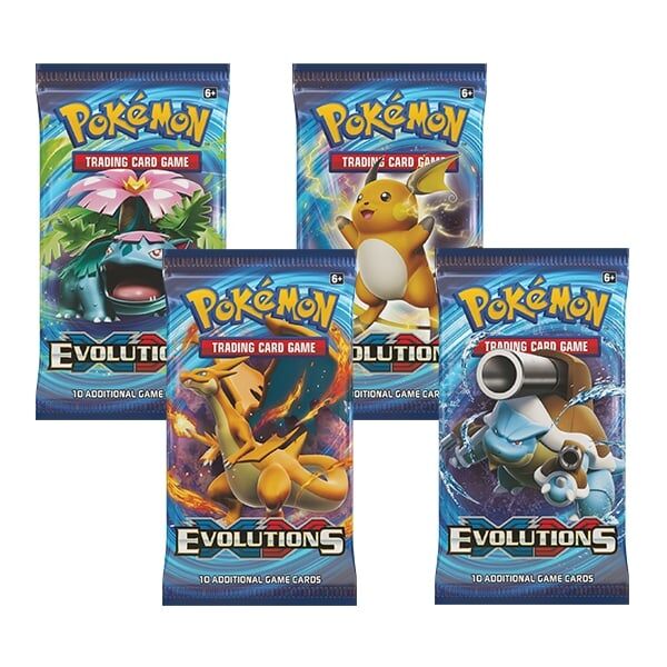 Pokémon XY Evolutions Booster Display