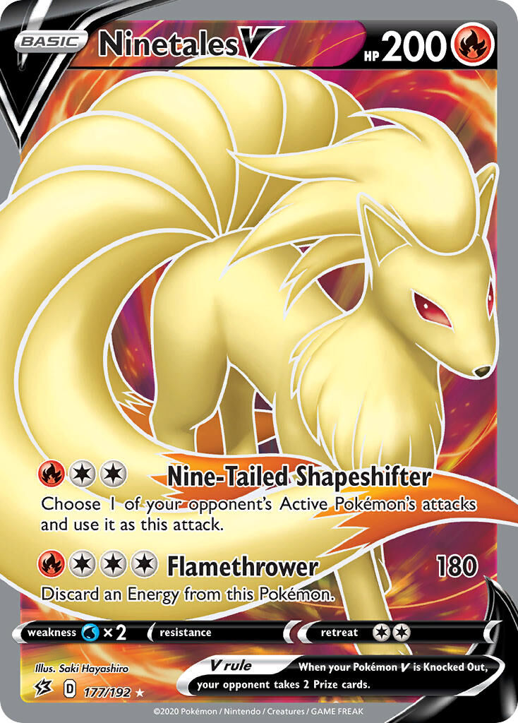 Ninetales V - 177/192 - EN Ninetales V - 177/192 - EN
