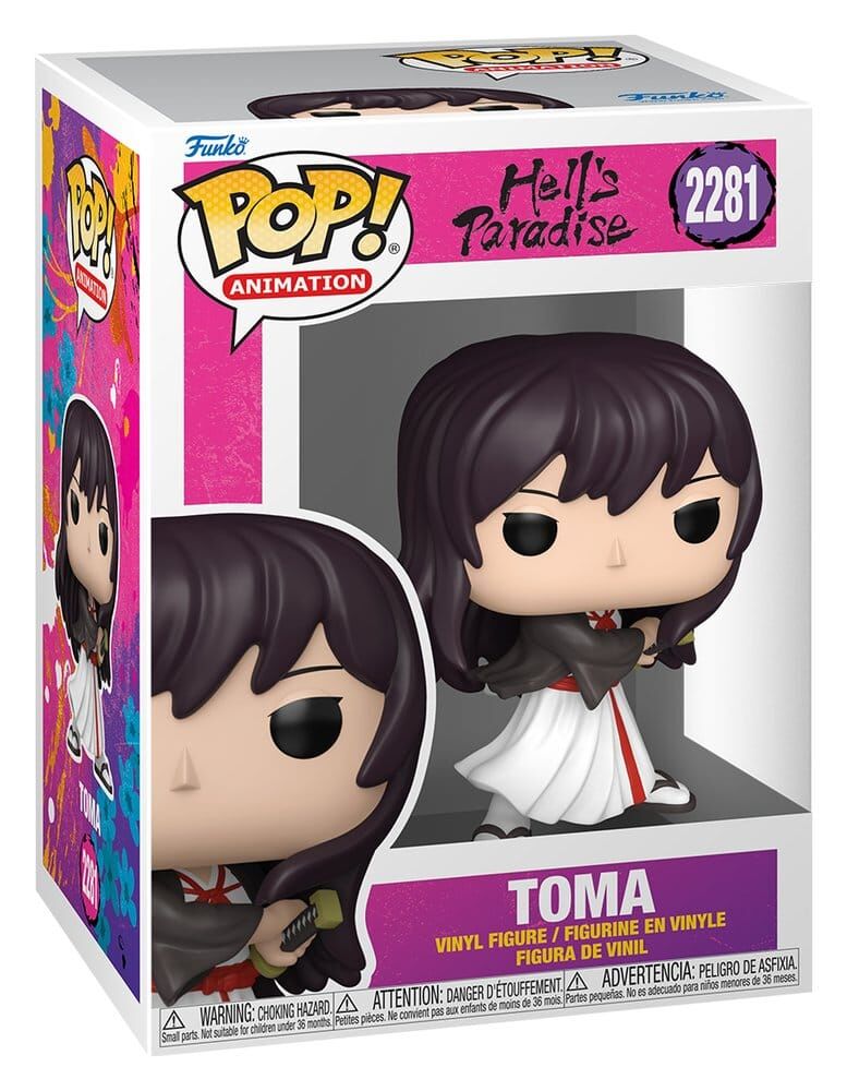 Jigokuraku POP! #2281 Hell's Paradise - Animation Vinyl Figur Toma 9 cm