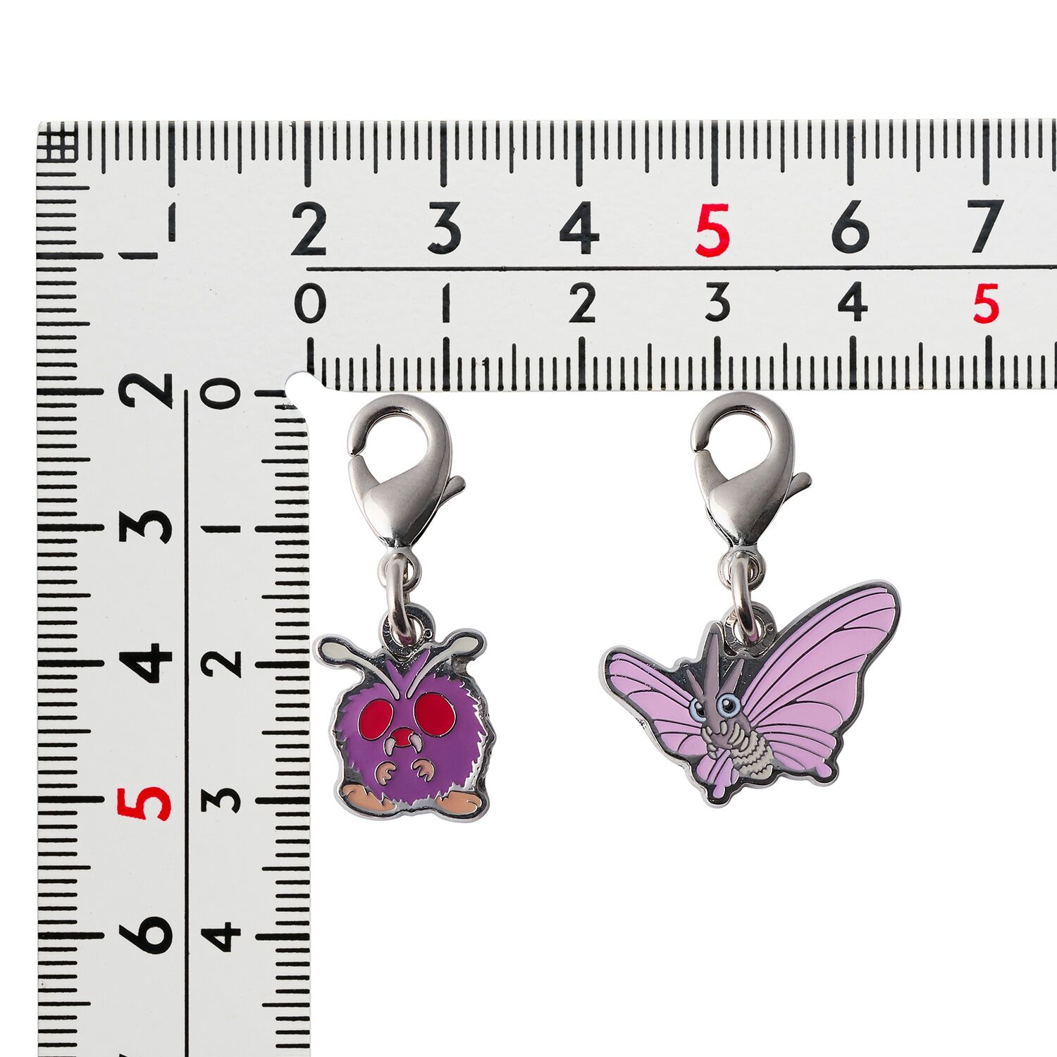 Pokemon Center - Venonat & Venomoth Schlüsselanhänger - 2 Stück