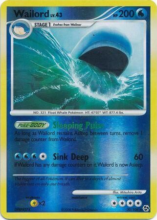 Wailord - 30/106 - Reverse Holo - EN Wailord - 30/106 - Reverse Holo - EN