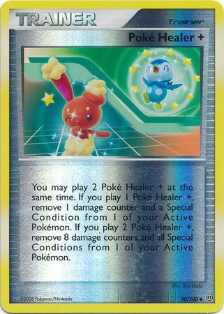 Poké Healer + - 90/100 - Reverse Holo - EN