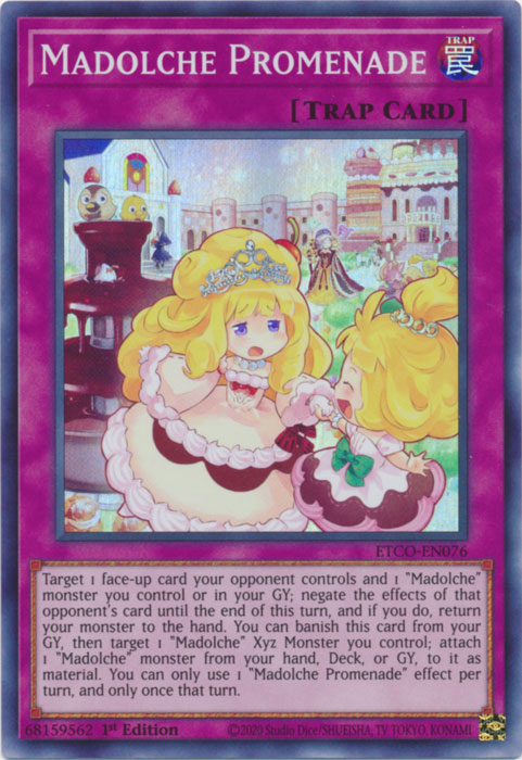 Madolche Promenade - ETCO-EN076 - Super Rare - 1. Auflage
