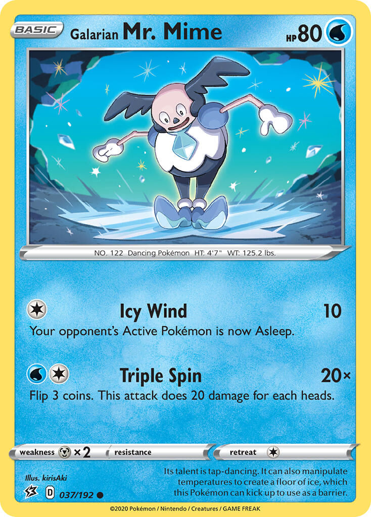 Galarian Mr. Mime - 037/192 - EN Galarian Mr. Mime - 037/192 - EN