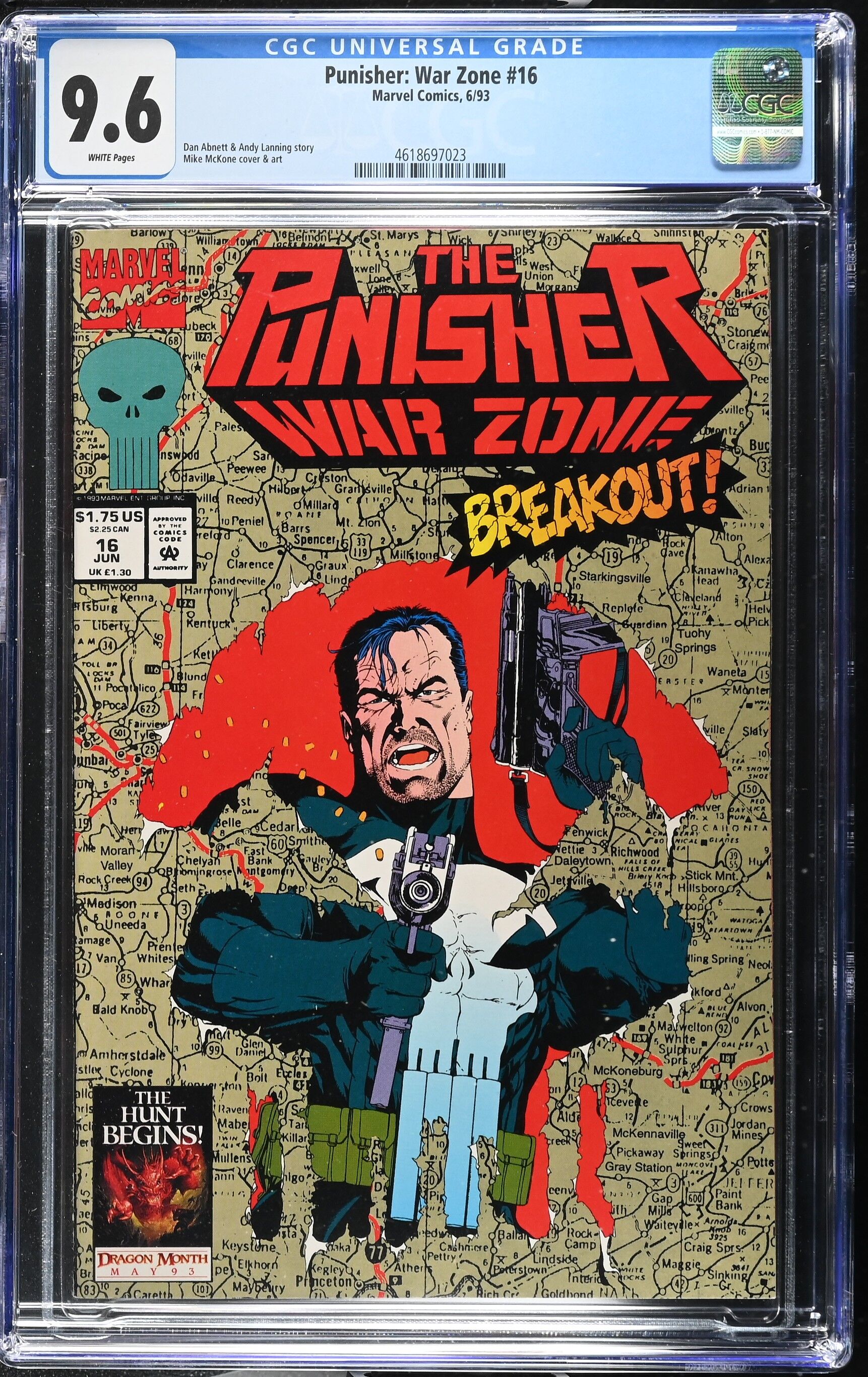 Punisher: War Zone Issue 16 - CGC 9.6 Punisher: War Zone Issue 16 - CGC 9.6