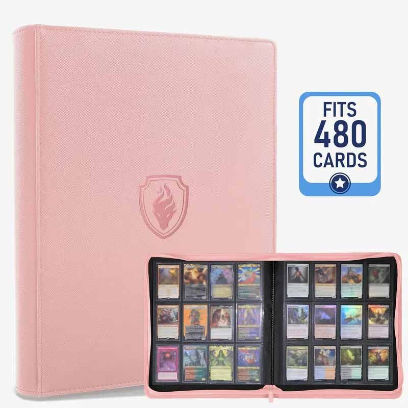 ZipBinder Ordner 12-Pocket Pink (480 Cards)