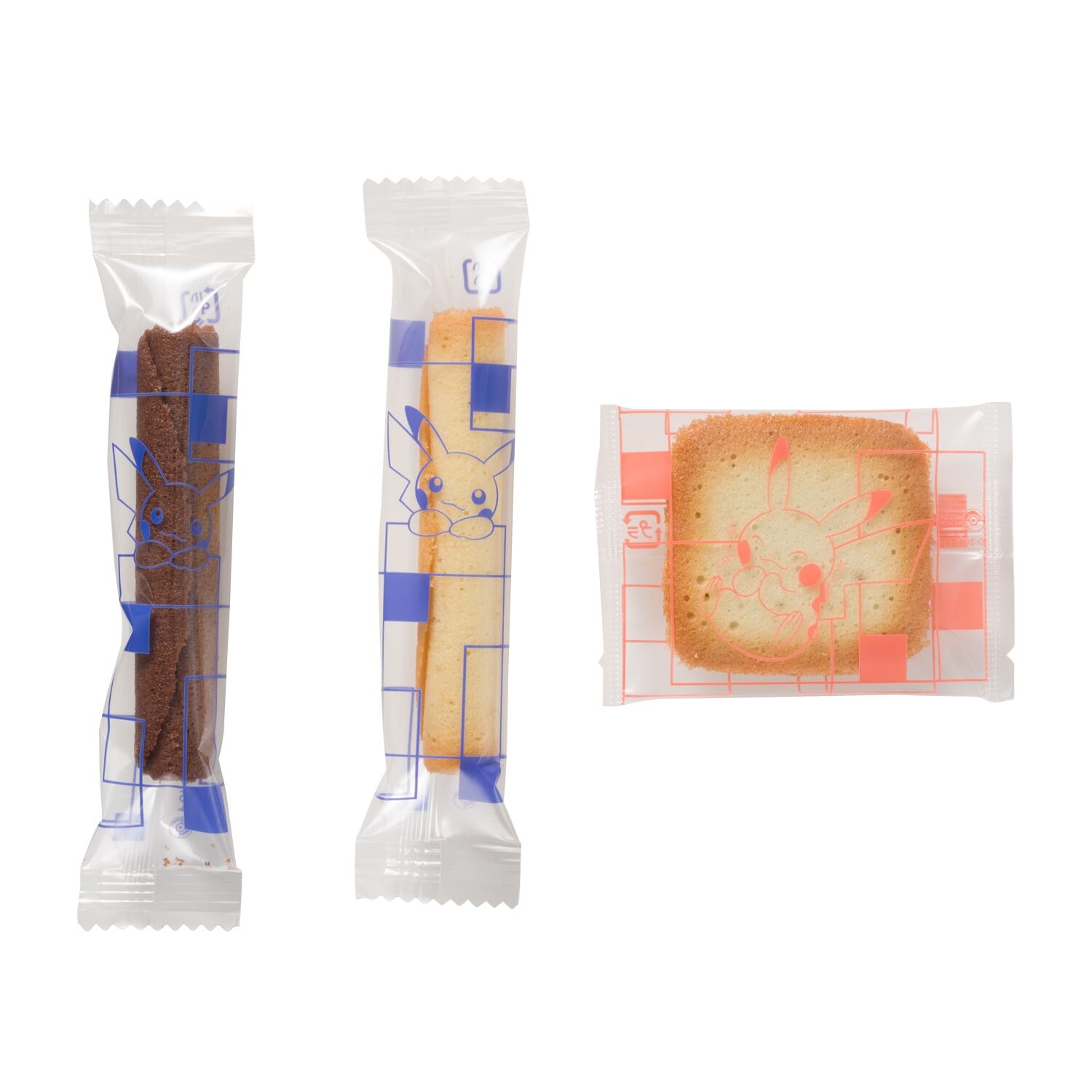 Pokemon Center Original Roll Cookie & Cat Tongue Pikachu