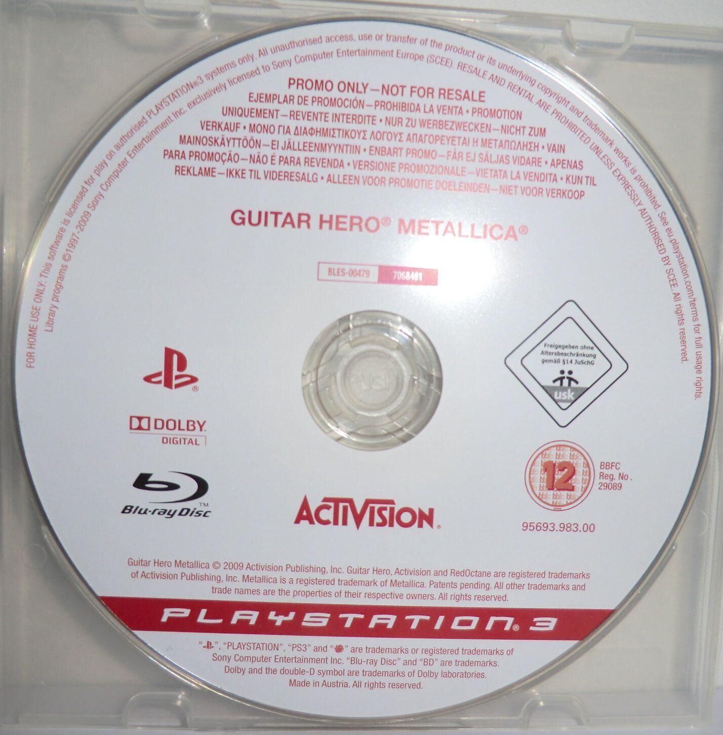 Guitar Hero: Metallica [Promo Only] - OVP - PS3 - EN