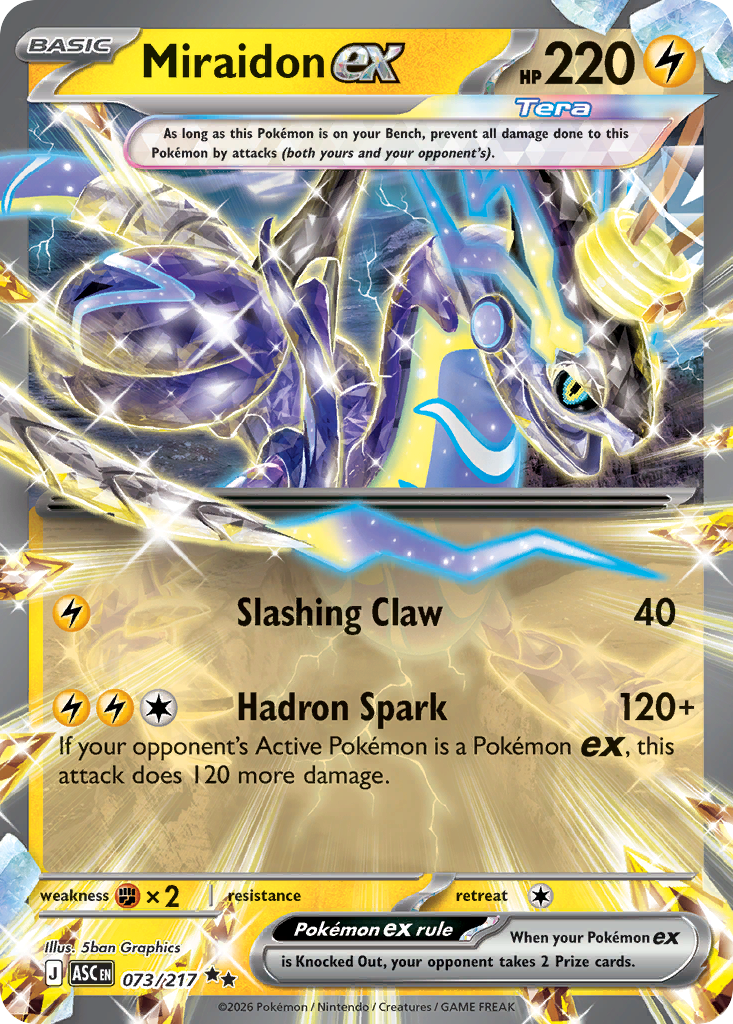Miraidon ex - 073/217 - EN