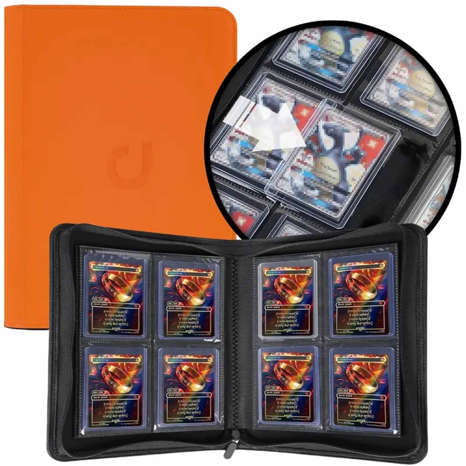 Toploader Binder Order Orange (4-Pocket) Toploader Binder Order Orange (4-Pocket)