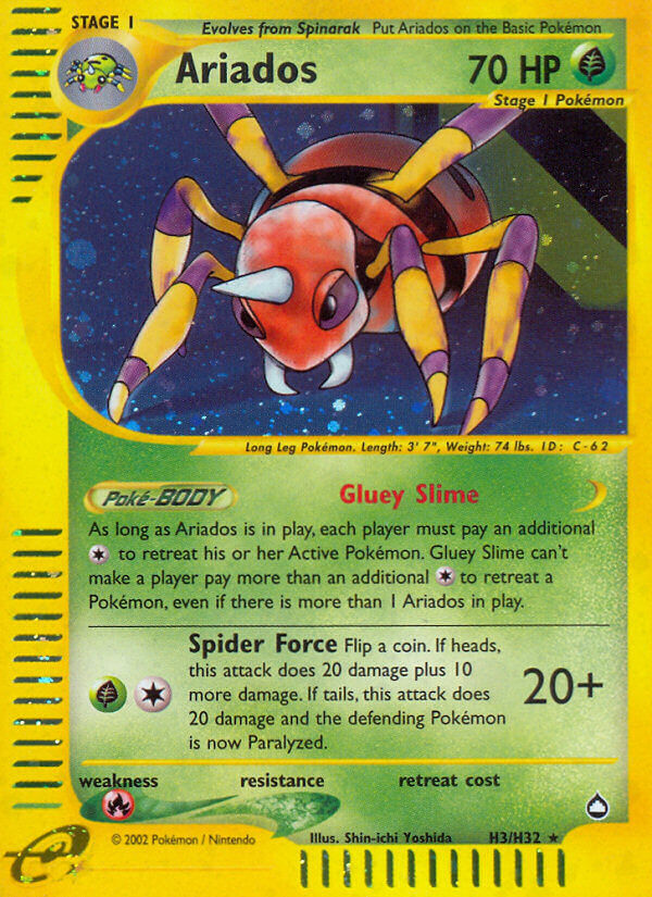 Ariados - H3/H32 - Holo Rare - EN Ariados - H3/H32 - Holo Rare - EN