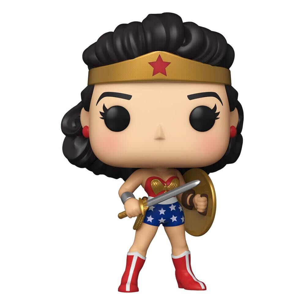 Wonder Woman 80th Anniversary POP! Heroes Vinyl Figur Classic WW w/Shield & Sword 9 cm