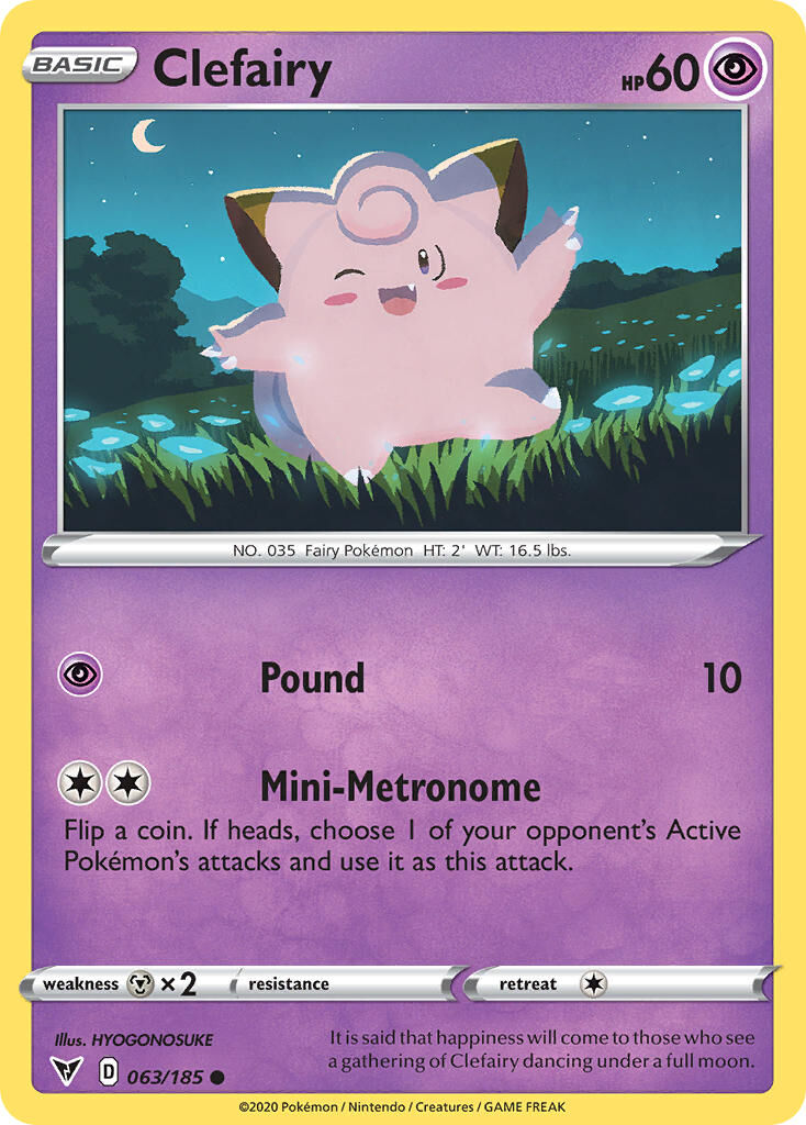 Clefairy - 063/185 - EN Clefairy - 063/185 - EN