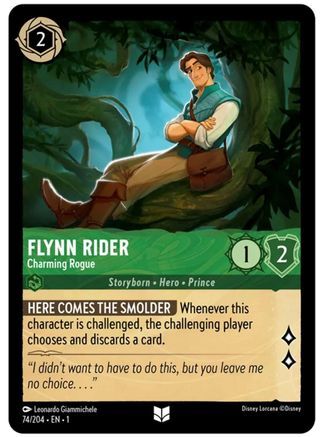 Flynn Rider - Charming Rogue - 74/204 - EN