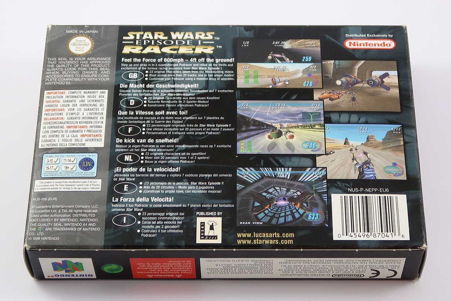 Star Wars Episode 1 Racer - N64