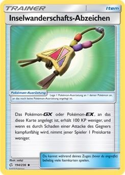 Inselwanderschafts-Abzeichen 194/236 - Pokémon TCG