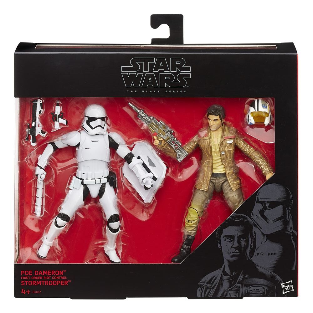 Star Wars Black Series Actionfiguren Doppelpack 2015 Poe Dameron & Stormtrooper Exclusive 15 cm