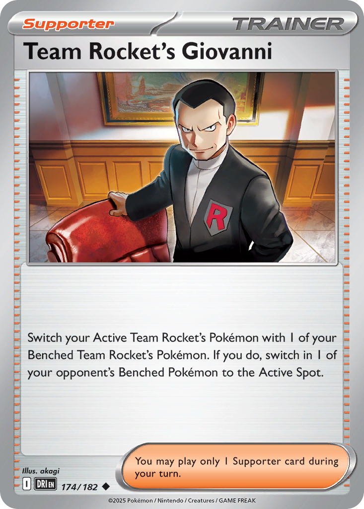 Team Rocket’s Giovanni - 174/182 - EN