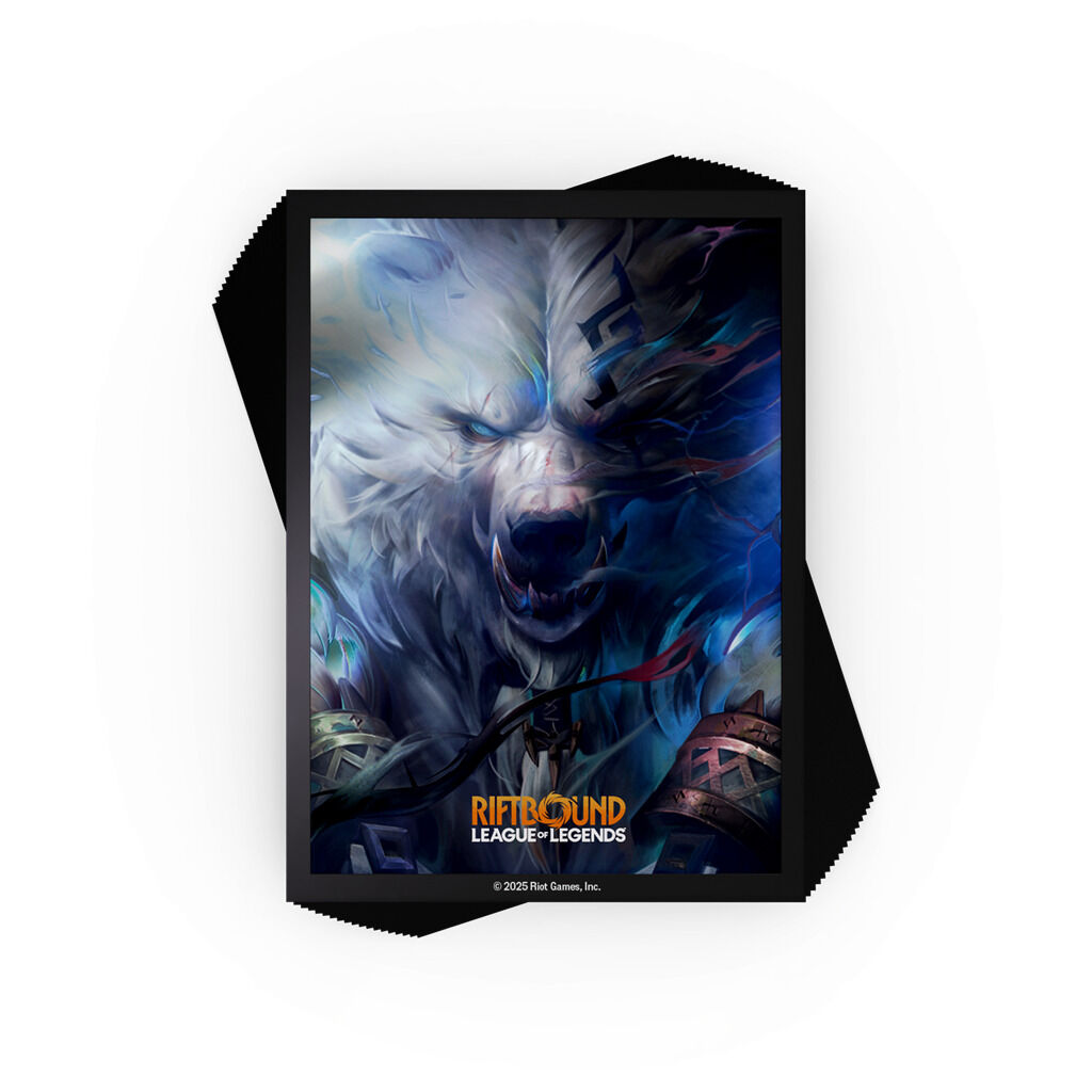Riftbound Origins Volibear Art Sleeves - League of Legends TCG - EN Riftbound Origins Volibear Art Sleeves - League of Legends TCG - EN