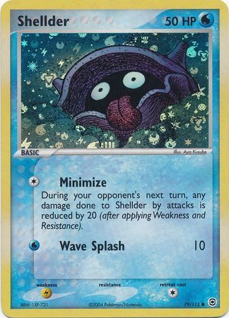 Shellder - 79/112 - Reverse Holo - EN