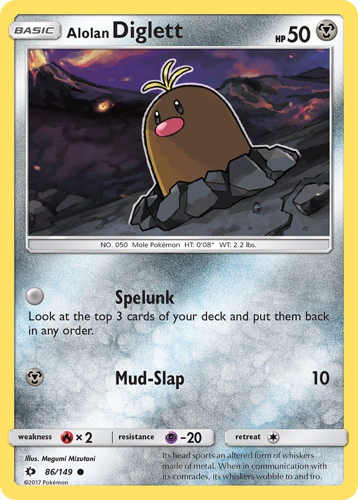 Alolan Diglett - 86/149 - EN Alolan Diglett - 86/149 - EN