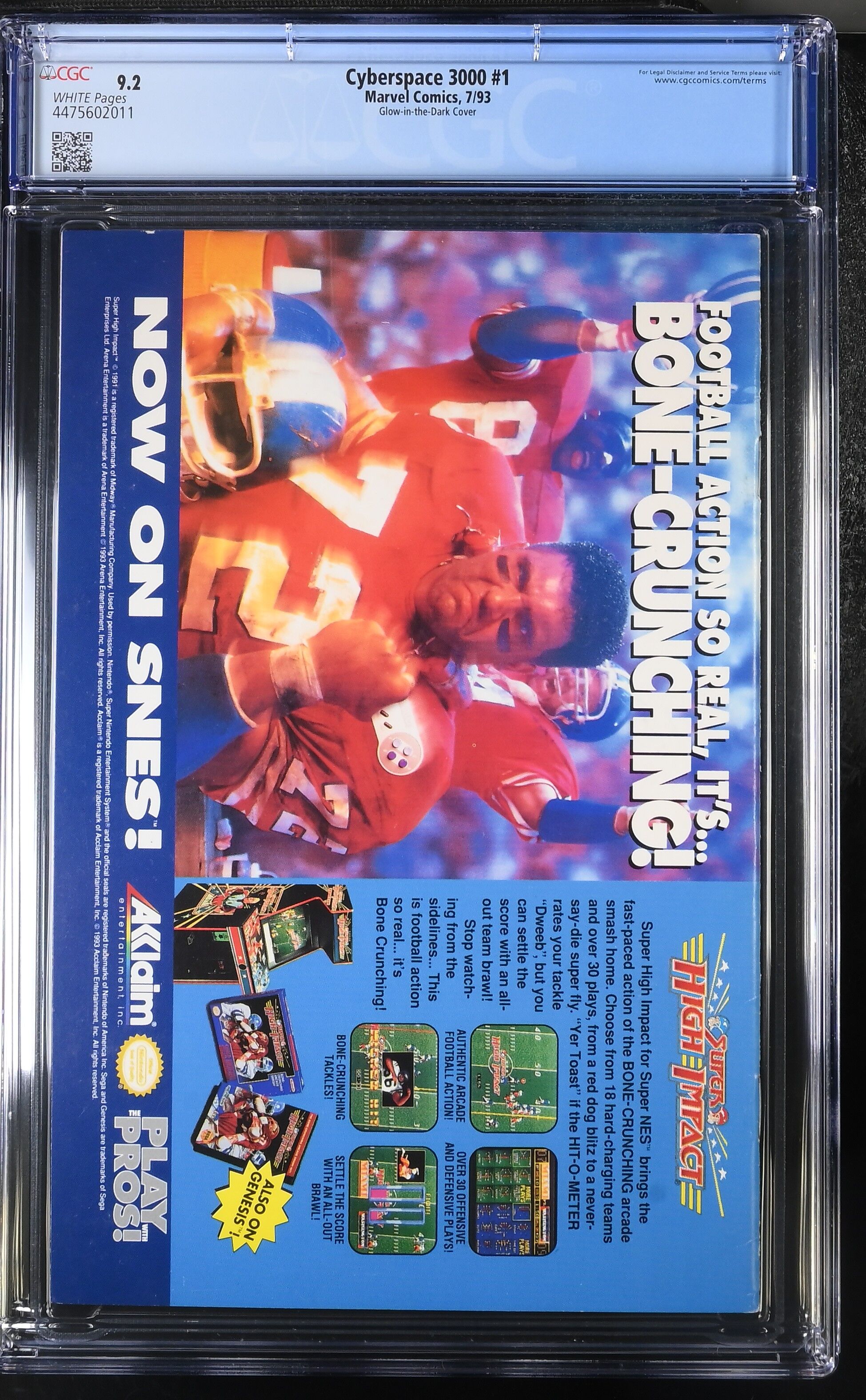 Cyberspace 3000 #1 CGC 9.2