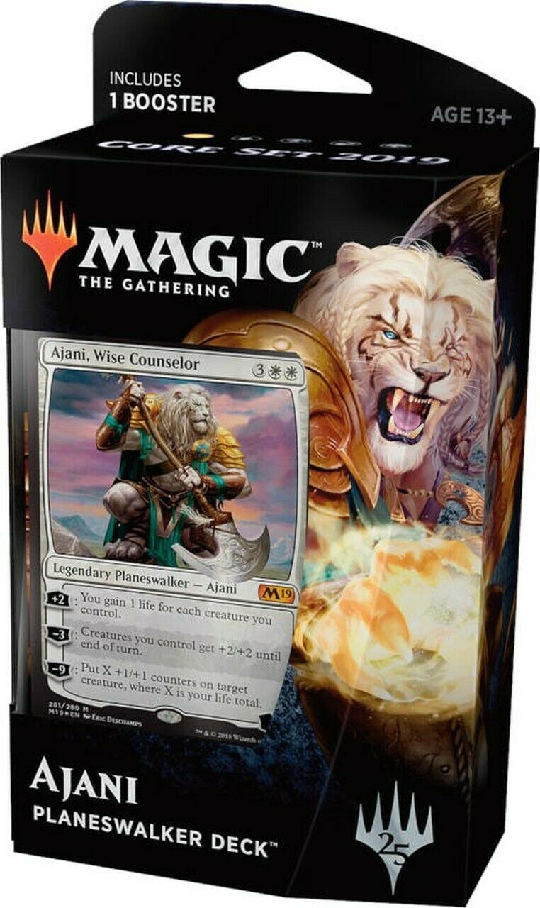 Core Set 2020 Planeswalker Ajani - Magic the Gathering - EN Core Set 2020 Planeswalker Ajani - Magic the Gathering - EN