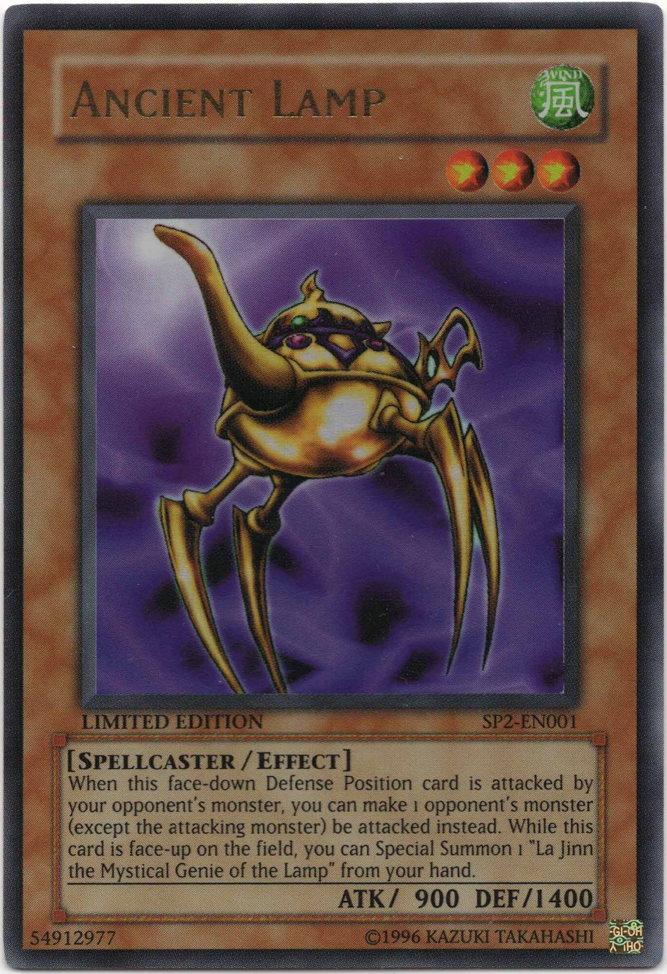 ancient-lamp-sp2-en001-ultra-rare-limited-edition-near-mint Ancient Lamp - SP2-EN001 - Ultra Rare - Limited Edition (Near Mint)