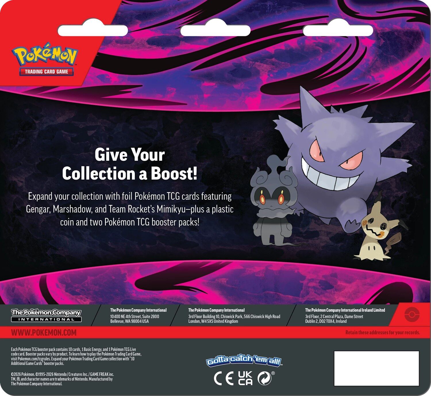 Pokémon TCG: Enhanced Gengar 2-Pack - EN
