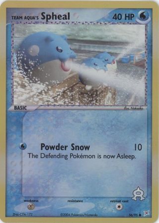 Team Aqua’s Spheal - 56/97 - Reverse Holo - EN