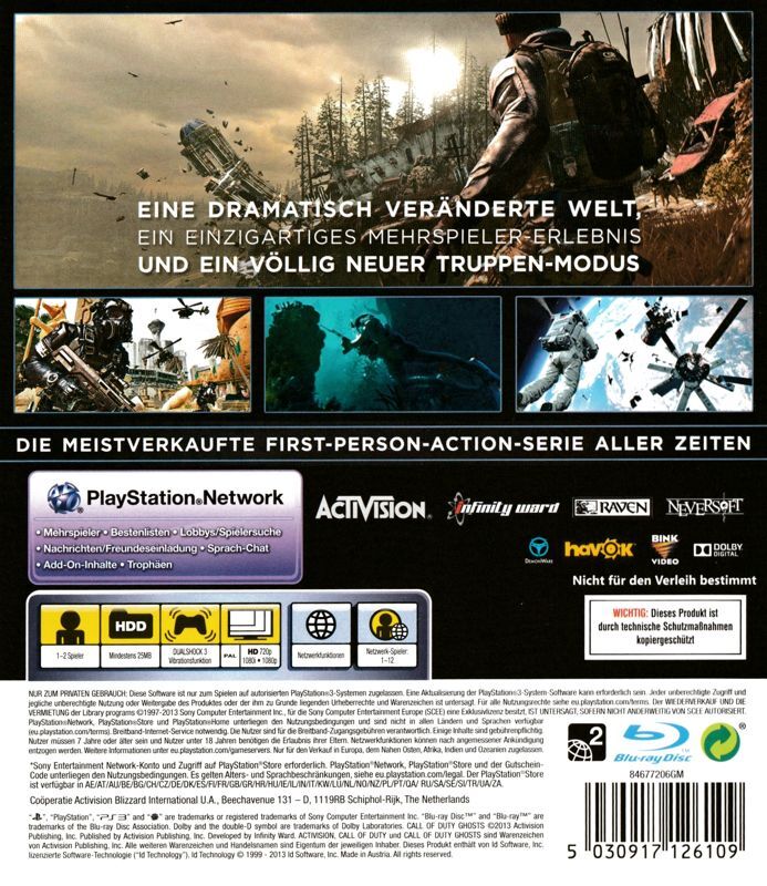 Call of Duty: Ghosts - PS3