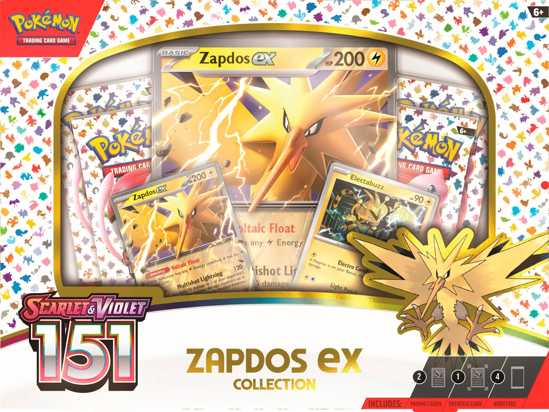 Pokémon TCG: Scarlet & Violet - 151 Zapdos ex - EN